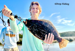 Fluke Catch in Gulf Shores Fishing Trip